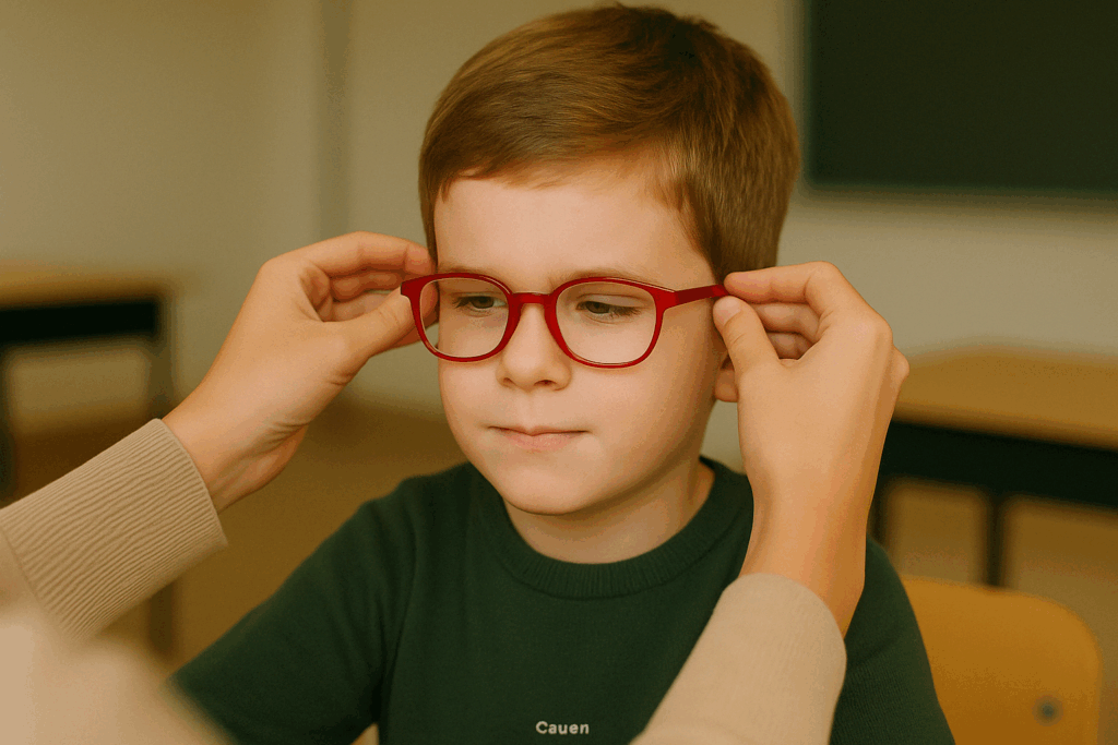 trouble de la vue, enfant, Pyrénées-Orientales, Perpignan, 66, opticien à Perpignan, signes problème de vision, lunettes enfant, détection trouble visuel, diagnostic de la vue, perte de vision enfant, première paire de lunettes enfant, mal aux yeux